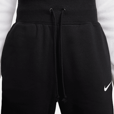 Nike Sportswear Phoenix Fleece Damen-Trainingshose mit hohem Taillenbund und weitem Bein