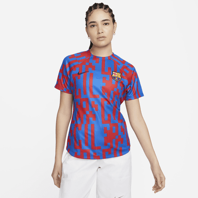 FC Barcelona Home Women's Nike Dri-FIT Pre-Match Soccer Top. Nike.com