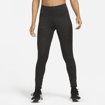 Mid-Rise Printed Leggings. Nike LU