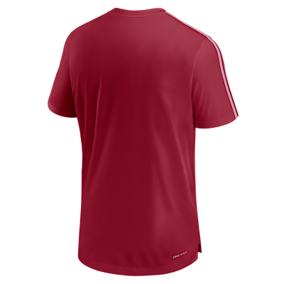 Playera universitaria Nike Dri-FIT para hombre Alabama Sideline Coach