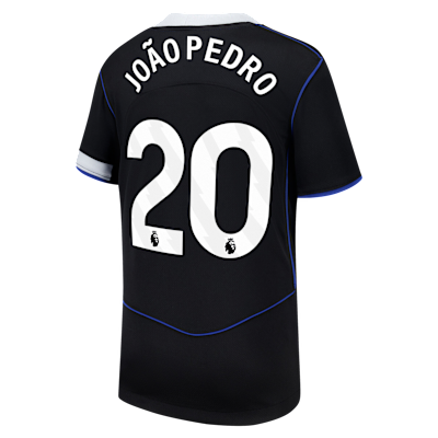 Jersey de fútbol Nike Dri-FIT del Chelsea alternativo 2025/26 Stadium João Pedro para niños talla grande