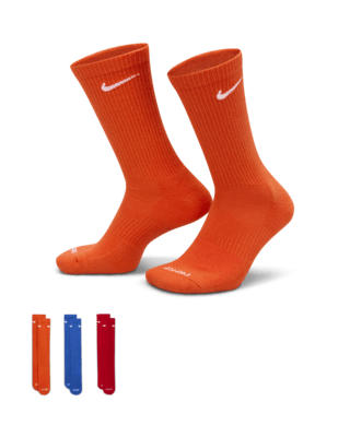 Unisex носки Nike Everyday Plus Cushioned Training Crew Socks (3 Pairs) для тренировок