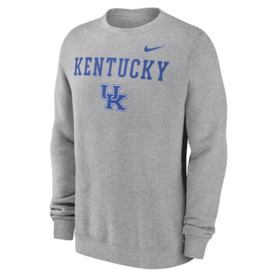 Kentucky Wildcats Primetime Primary Stack Men's Nike College Pullover Crew