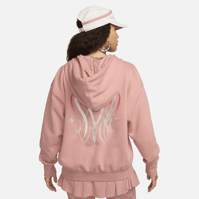 Sudadera con gorro sin cierre de tejido Fleece para mujer Serena Williams Design Crew