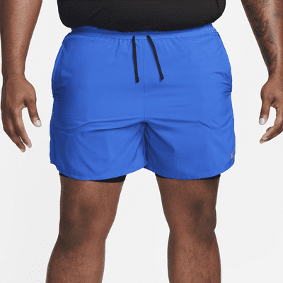 Löparshorts Nike Dri-FIT Stride 2-i-1 18 cm för män