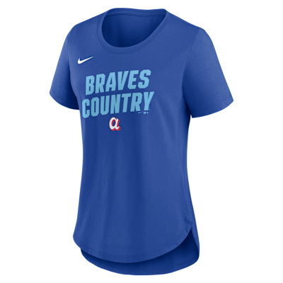 Atlanta Braves Team Phrase City Connect Lockup Women's Nike MLB T-Shirt from Nike - $45