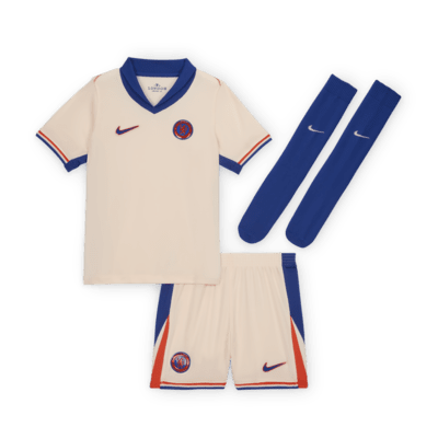 Divisa da calcio replica in 3 pezzi Nike Chelsea FC 2024/25 Stadium per bambino/a – Away