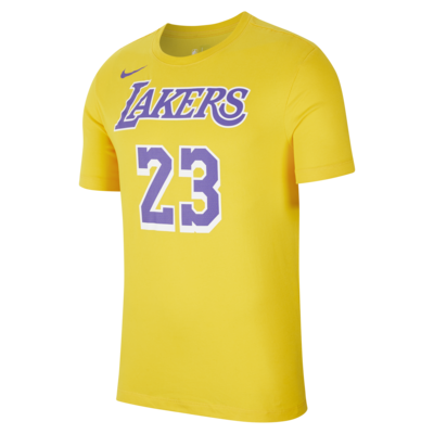 LeBron James Los Angeles Lakers Nike Dri-FIT Men's NBA T-Shirt