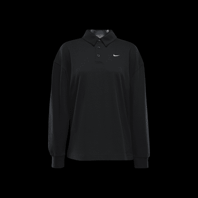 Nike Sportswear Essential Oversize-Poloshirt mit langen Armen für Damen