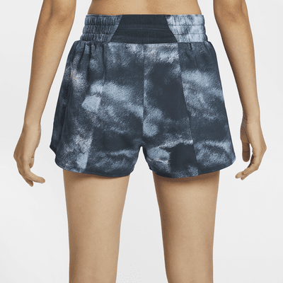 Nike One Women's Dri-FIT High-Waisted 7.5cm (approx.) Brief-Lined Printed Shorts