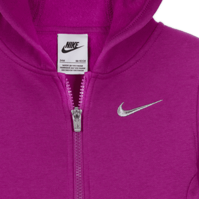 Nike Shine Baby (12-24M) Full-Zip Hoodie and Leggings Set