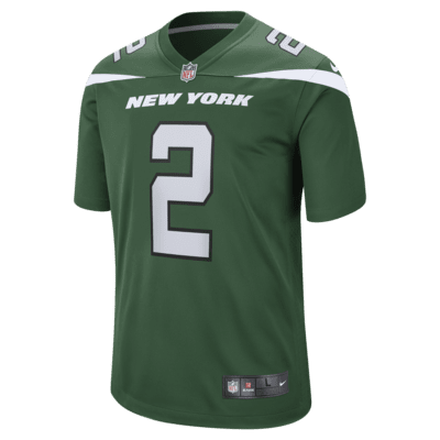 NFL New York Jets (Zach Wilson) Men's Game American Football Jersey