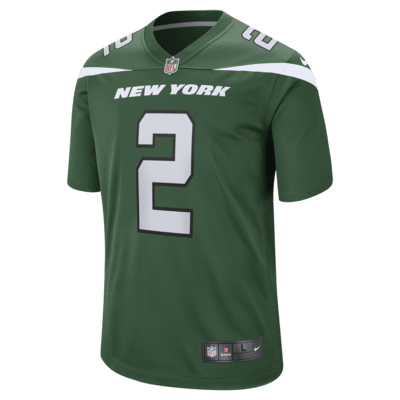 NFL New York Jets (Zach Wilson) Men's Game American Football Jersey. Nike LU