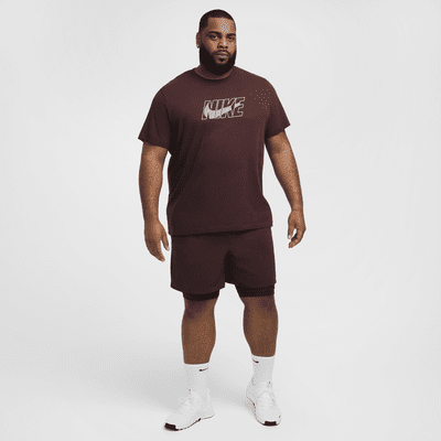 Shorts versátiles Dri-FIT de 18 cm 2 en 1 para hombre Nike Unlimited