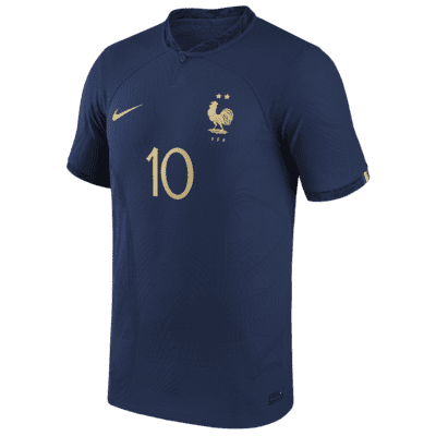 France National Team 2022/23 Vapor Match Home (Kylian Mbappe) Men's Nike Dri-FIT ADV Soccer Jersey