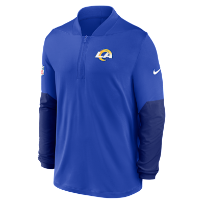 Los Angeles Rams Feel The Pressure Men's Nike Dri-FIT NFL 1/2-Zip Top