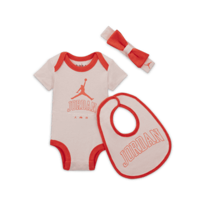 Completo di body, fascia e bavaglino Jordan - Neonati (12-24 mesi). Nike IT
