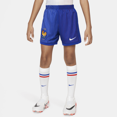 Conjunto de três peças de futebol de réplica Nike do equipamento alternativo Stadium FFF 2024/25 para criança