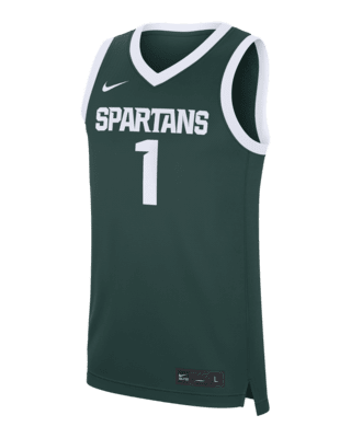 Мужские джерси Michigan State Spartans Replica Nike College Basketball Jersey для баскетбола