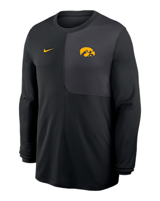 Мужские  Iowa Sideline Coach Nike Dri-FIT College Long-Sleeve Top