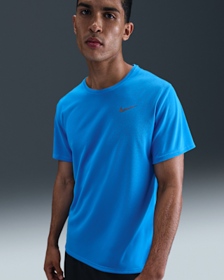 Мужские шорты Nike Miler Dri-FIT UV Short-Sleeve Top для бега