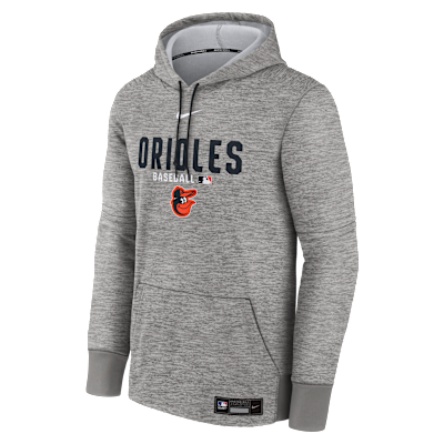 Baltimore Orioles Authentic Collection Men's Nike Therma MLB Pullover Hoodie