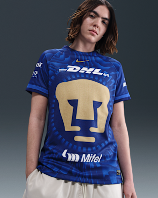 Женские джерси Pumas UNAM 2025/26 Stadium Away Nike Dri-FIT Soccer Replica Jersey