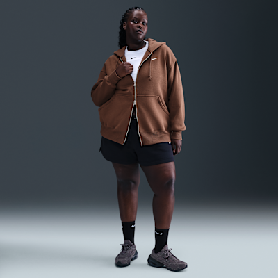 Nike Sportswear Phoenix Fleece Women's Oversized Full-Zip Hoodie (Plus Size)
