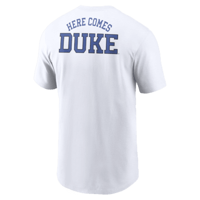 Playera universitaria Nike para hombre Duke Blue Devils Blitz