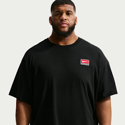 Nike Life kortermet strikket overdel med firkantet form til herre