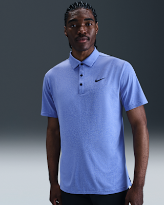 Мужские  Nike Tour Dri-FIT Heathered Golf Polo