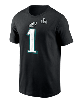 Мужская футболка Jalen Hurts Philadelphia Eagles Super Bowl LIX Nike NFL