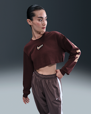 Женская футболка Nike Sportswear Oversized Long-Sleeve Cropped