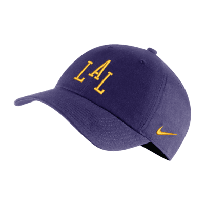 Gorra Nike de la NBA ajustable Los Angeles Lakers City Edition