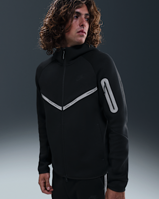 Мужская куртка Nike Tech Full-Zip Fleece Windrunner with Reflective Accents для бега