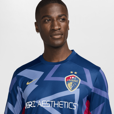 Jersey Nike Dri-FIT de la NWSL tipo réplica para hombre North Carolina Courage 2024 Stadium Primary