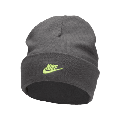 Bonnet réversible à smiley et grand revers Nike Peak pour enfant