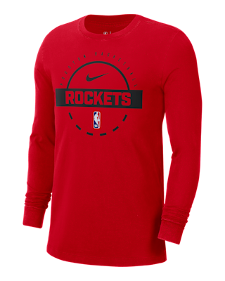 Мужская футболка Houston Rockets Nike NBA Practice Long-Sleeve