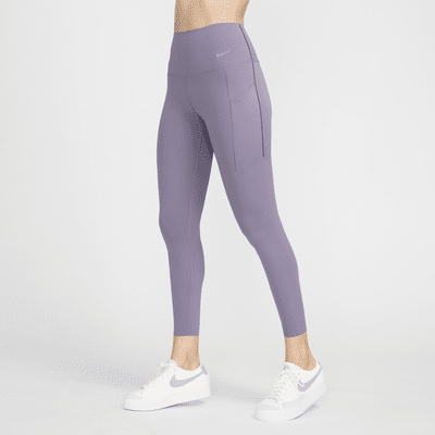 Nike Universa leggings i 7/8 lengde med middels støtte, høyt liv og lommer til dame