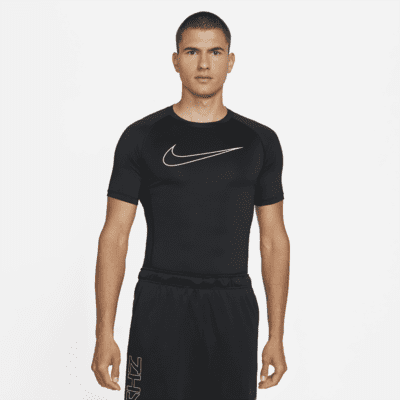 een Onenigheid Mening Nike Pro Dri-FIT Herentop met korte mouwen en strakke pasvorm. Nike NL