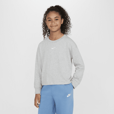 Nike Sportswear Essential Big Kids' (Girls') Long-Sleeve T-Shirt