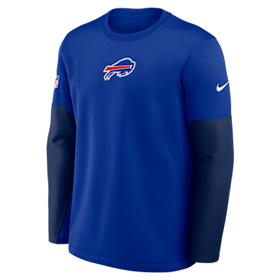 Buffalo Bills Scripted To Win Sideline Coach Men's Nike Therma-FIT NFL Long-Sleeve T-Shirt