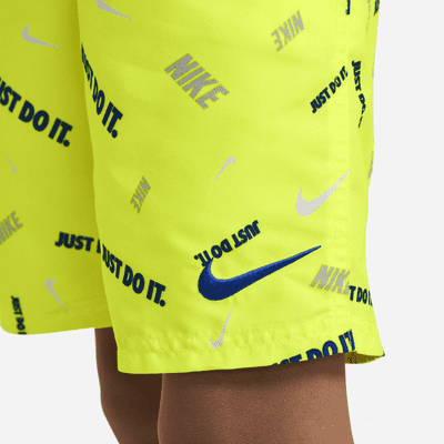 Nike Logofetti Big Kids' (Boys') 8" Swim Trunks