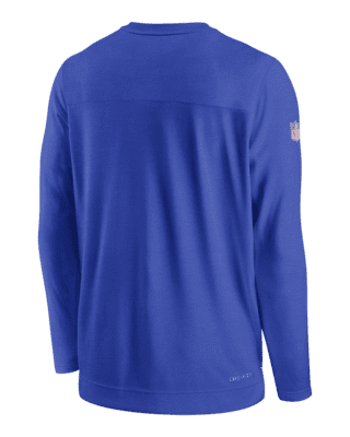 LA Rams Nike NFL On Field Apparel Dri-Fit Long Sleeve Shirt Men&