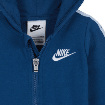 Nike Sportswear Club Baby (0-9M) French Terry Coverall. Nike.com