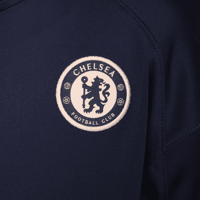 Pleteninová fotbalová sportovní souprava Nike Dri-FIT Chelsea FC Strike pro malé děti