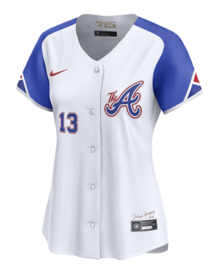 Женские джерси Ronald Acuña Jr. Atlanta Braves City Connect Nike Dri-FIT ADV MLB Limited Jersey