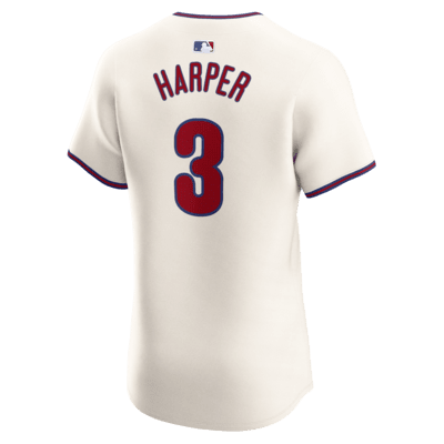 Jersey Nike Dri-FIT ADV de la MLB Elite para hombre Bryce Harper Philadelphia Phillies