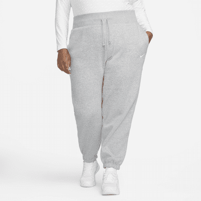 Nike Sportswear Phoenix Fleece Women's High-Waisted Oversized Tracksuit Bottoms (Plus Size)