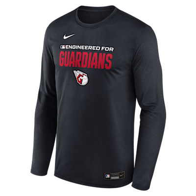 Cleveland Guardians Authentic Collection Team Issue Men's Nike Dri-FIT MLB Long-Sleeve T-Shirt